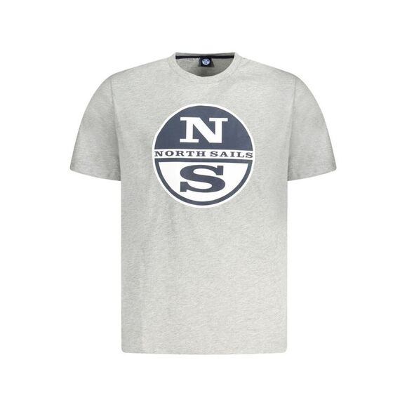 North Sails NS Compass Logo Tee Men Gray T-Shirts